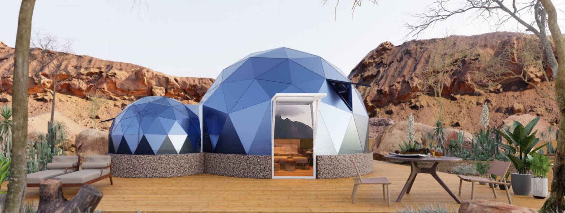 山阴县球形智能光伏玻璃星空房